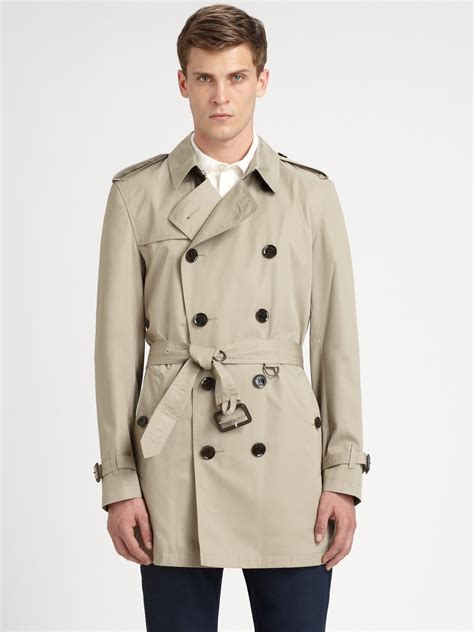 men burberry rain coat|burberry double breasted raincoat men's.